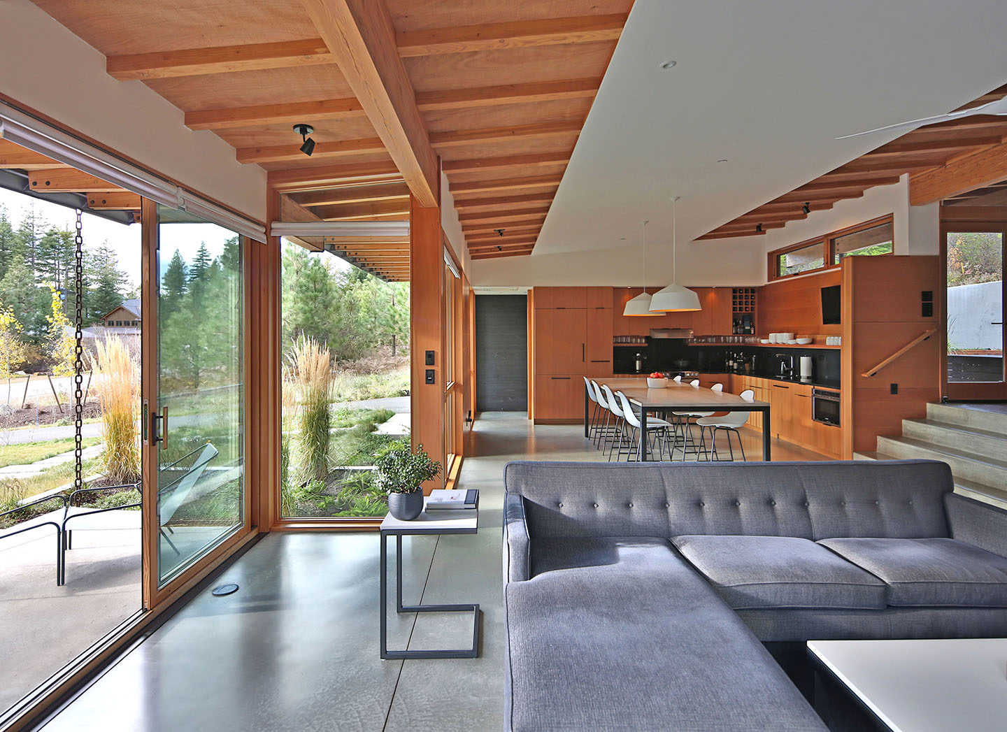 Interior photo for modern custom home in Nelson Preserve neighborhood of Suncadia Washington