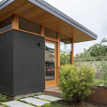 Exterior view of Studio Zerbey modern home office space